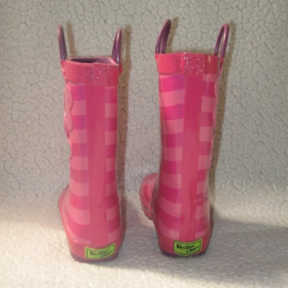 Girls Western Chief Butterfly/Flower Rainboots